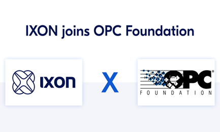 IXON becomes member of OPC Foundation